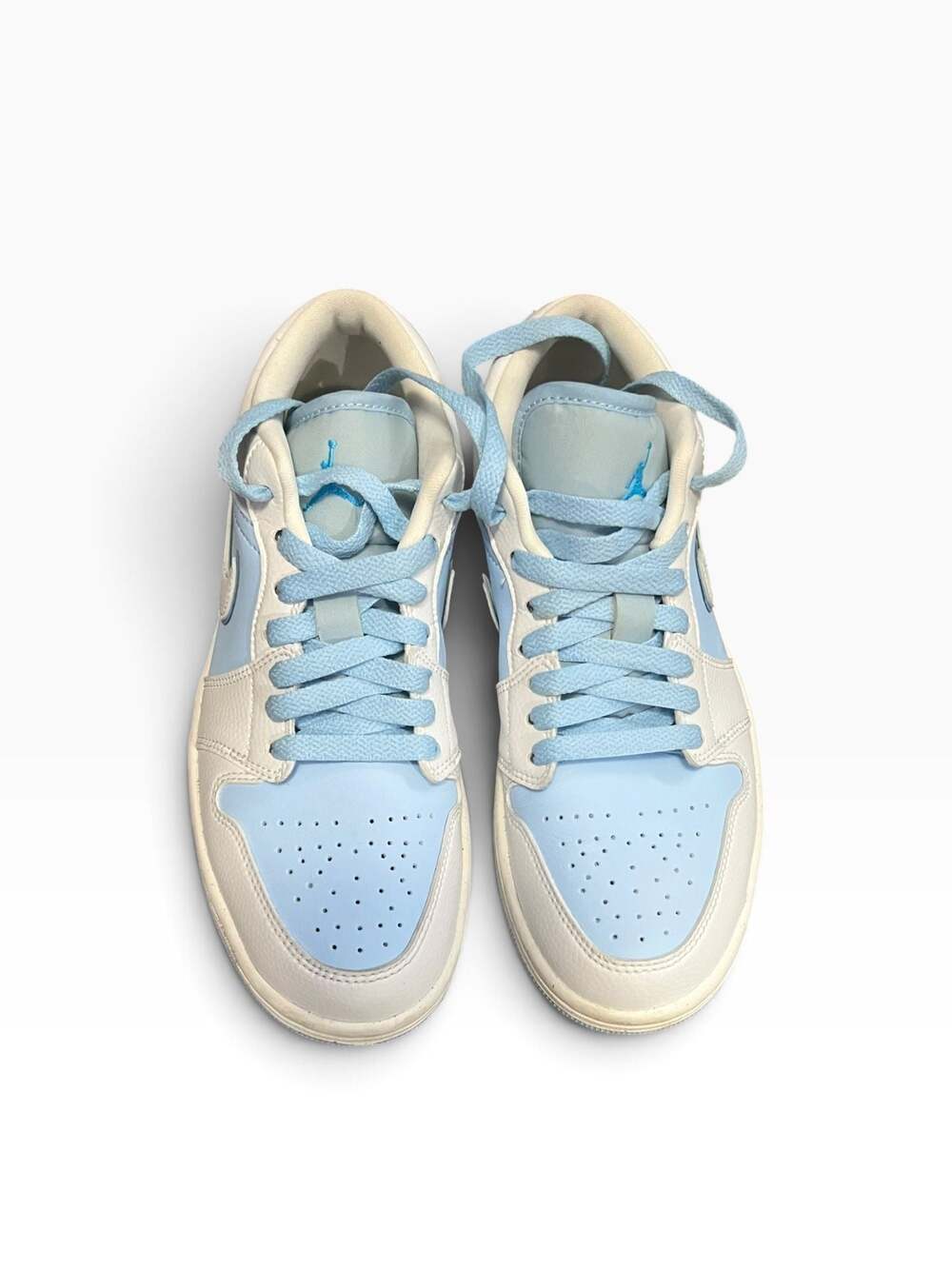Nike Women's Air Jordan 1 Low SE Reverse Ice Blue Sail Dk Powder Blue DV1299-104